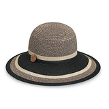 Wallaroo Women'S Nola Sun Hat - 100% Paper Braid - Upf 50+, Black