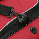 Travelers Club Adventure Upright Rolling Duffel Bag, Red, 36 Inch 119.0L