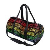 OuLian Gym Bag Eliminating HBT Bullying Women Canvas Duffel Bag Cute Sports Bag for Girls