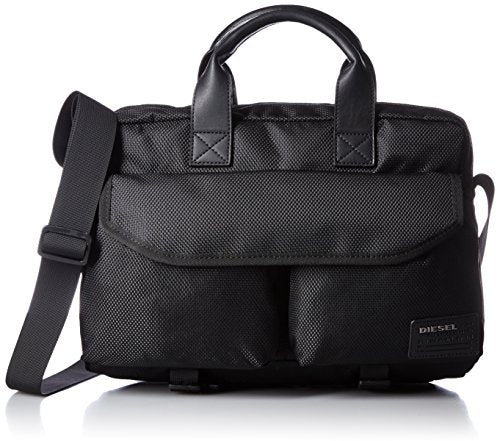 Diesel Men'S Close Ranks F-Close Brief Briefcase, Black