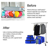 CGBE Travel Packing Cube,5 Pcs Luggage Organizer Set
