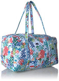 Vera Bradley Iconic Large Travel Duffel, Signature Cotton, Shore Thing