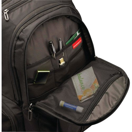Case Logic RBP-117 17.3 Inch Laptop Backpack - Water-Resistant With Tablet Pocket, Black - View #6