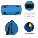 HEXIN Carry On Bag Travel Duffel Tote Unisex Weekender Bag Blue