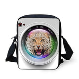 Thikin Animal Cat Dog Women Cross Body Shoulder Bag For School Travel