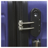 Dejuno Emerson 3-Piece Hardside Expandable Spinner Luggage Set, Navy