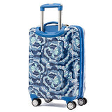 Atlantic Ultra Lite 4 Hardside 21 And 24-Inch Expandable Spinners, Travel Pillow (Surf Blue)