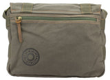 Jans Augur Trauss & Co Canvas Messenger Bag (Army Green)