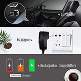 TENKER 11" Portable DVD Player with 9.5" Swivel Screen, Built-in Rechargeable Battery and SD Card Slot & USB Port [Upgraded Version]