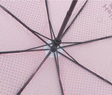Finex Hello Kitty Pink Manual Tri-Fold Folding Compact Travel Rain Umbrella Uv Protection Strong