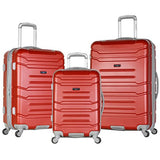 Olympia Denmark 3 Piece Luggage Set, Wine