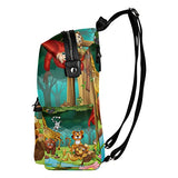 Colourlife Animal Forest Stylish Casual Shoulder Backpacks Laptop School Bags Travel Multipurpose