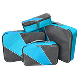 G4Free Packing Cubes 4pcs Value Set for Travel,Helpful Packing Bags(Blue)