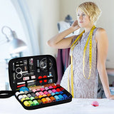 Kehome Sewing Kit With 99 Premium Sewing Accessories, Practical Mini Travel Sewing Kit With Black