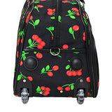World Traveler 21-Inch Rolling Duffle Bag, Cherry