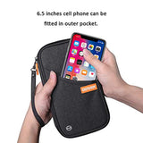 Travel Wallet RFID Blocking Document Organizer Bag, Family Passport Holder