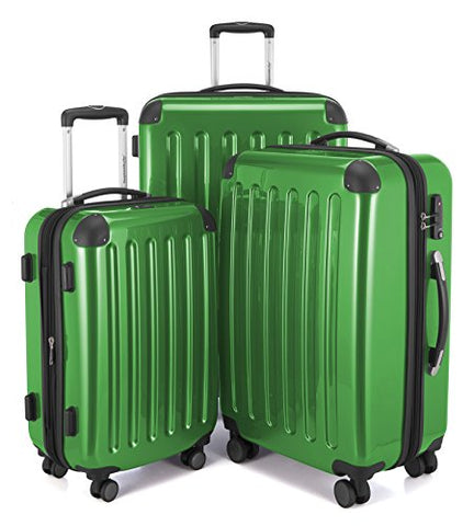 HAUPTSTADTKOFFER Luggages Sets Glossy Suitcase Sets Hardside Spinner Trolley Expandable(20', 24'