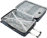 Mancini San Marino Lightweight Spinner Luggage Set in Black