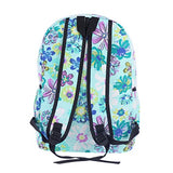 Damara Womens Vintage Flower Printed Simple Classic School Bag,Green