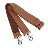 BAIGIO Leather Adjustable Padded Replacement Shoulder Strap for Bags, Briefcases, Duffels,