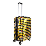 Ful Emoji 28in Spinner Rolling Luggage Suitcase Suitcase, Yellow