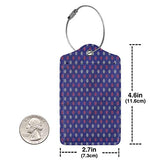 Travel Baggage ID Identifiers Label, Printed Luggage Tag, Bag Case Holder Ships Wheel Cruise Voyage Ocean (1,2 & 4 Pack)