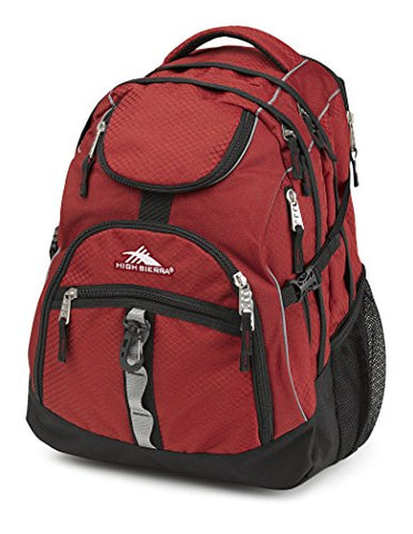 High Sierra Access Laptop Backpack, Brick/Black