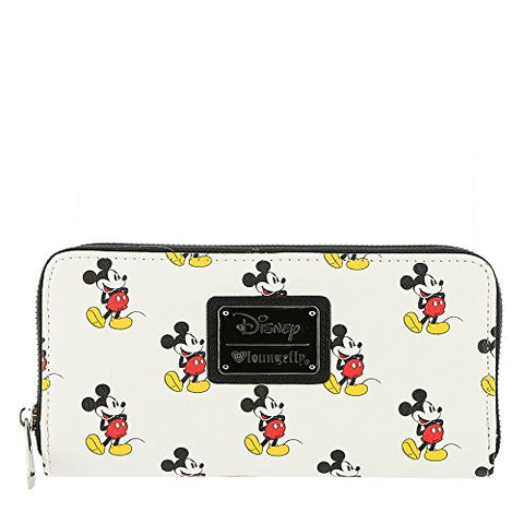 Loungefly Mickey Mouse All Over Print Wallet Standard, White