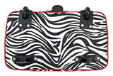 Trendy Flyer Computer/Laptop Rolling Bag 2 Wheel Case Zebra Red