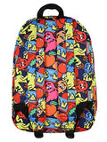 Bioworld Pac-Man Characters All-Over Scene Backpack