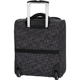 It Luggage 17.1" Stitched Squares 2 Wheel Lightweight Underseat Tote, Orange