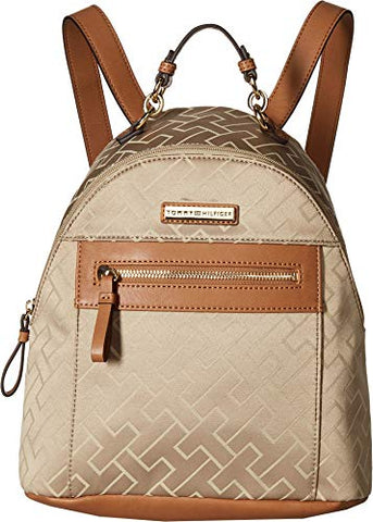 Tommy Hilfiger Women's Claudia Dome Backpack Khaki Tonal One Size