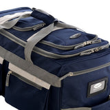 Olympia Luggage 29" 8 Pocket Rolling Duffel Bag, Navy, One Size