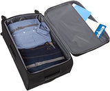 Amazonbasics Softside Spinner Luggage - 3 Piece Set (21", 25", 29"), Black