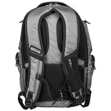 Kenneth Cole Reaction Pack of All Trades 1680d Polyester Double Gusset 17.0” Laptop Backpack, Charcoal