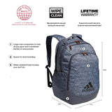 adidas Defender Team Sports Backpack, Jersey Onix Grey/Onix Grey/Rose Gold, One Size