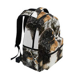 School College Backpack Rucksack Travel Bookbag Outdoor Bernese Mountain Dog