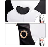 Mojing Cute Bunny Backpack Purse For Girls,Cartoon Rabbit Schoolbag Daypack(White)