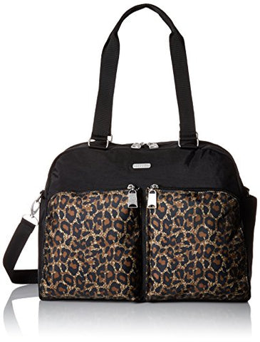 Baggallini Women's Travel Duffel, wild cheetah multi