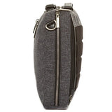 Hook And Albert Melange Fabric 3-Way Carryall, Grey (Grey)