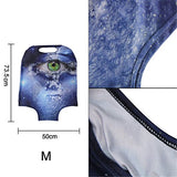 Bigcardesigns Pug Dog Spandex Travel Suitcase Protective Cover 26-30 Inch