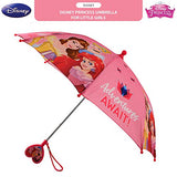 Disney Little Girls Assorted Characters Rainwear Umbrella, Pink,  Ages 3-7
