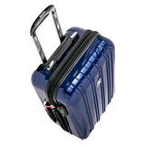 Delsey Luggage Helium Aero Carry-On Spinner Trolley, Blue, One Size
