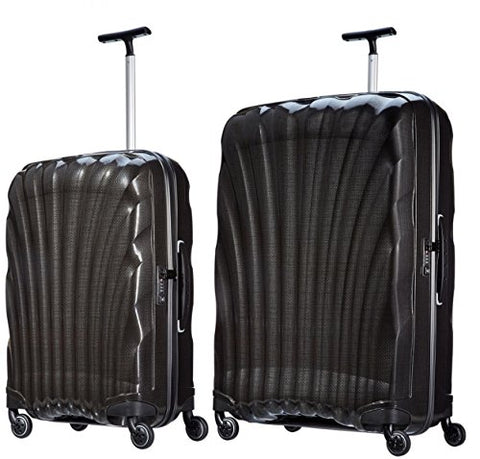 Samsonite Luggage Black Label Cosmolite 2 Piece Spinner Luggage Set, 32" and 27" (One size, Black)