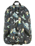 Rick And Morty Backpack Portal Gun Spaceship Mr Meeseeks (Space Run)