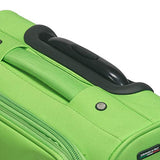 Mia Toro Italy Civetta Softside 24 Inch Spinner Luggage, Green