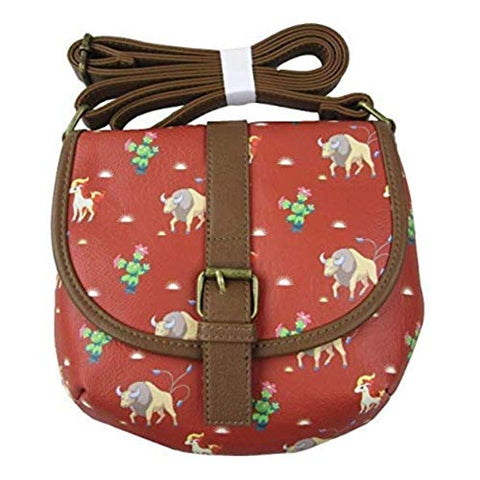 Loungefly x Pokemon Tauros Western Flap Style Crossbody Bag (One Size, Multicolored)