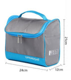 Fakeface Large Waterproof Nylon Mesh Toiletry Bag Tote Travel Makeup Cosmetics Portable Organizer