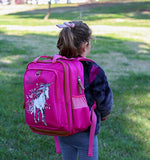 Unicorn Backpack for Girls 15" | Durable and Functional School Kids Book Bag, Perfect Bag for Kindergarten or Elementary