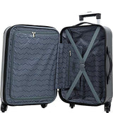 Travelers Club Luggage Chicago Plus 5Pc Expandable Luggage Set, Black